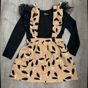 Girl H&M Top and Pinafore dress